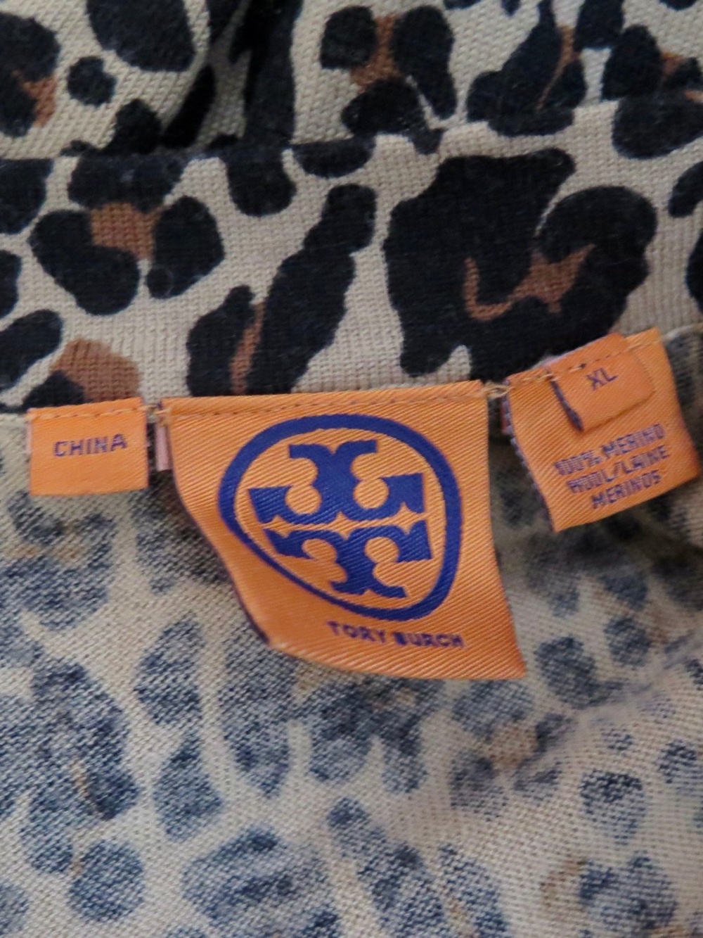 Tory Burch Cardigan - Leopard Print - Picture 7 of 9